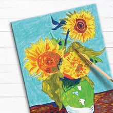 Load image into Gallery viewer, Paint by Number Museum Series - Paint Your Own Sunflowers by Vincent Van Gogh
