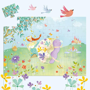 The Princess Of Spring 36pc Silhouette Jigsaw Puzzle