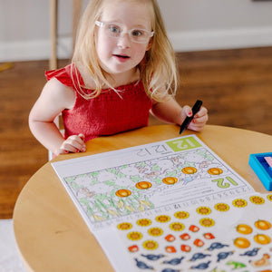 Numbers Coloring and Sticker Activity Pad