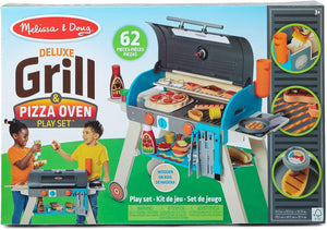 Wooden Deluxe Barbecue Grill and Pizza Oven