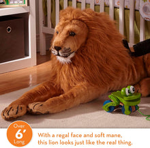 Load image into Gallery viewer, Giant Lion - Lifelike Stuffed Animal
