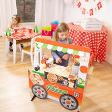 Load image into Gallery viewer, Wooden Pizza Food Truck Activity Center
