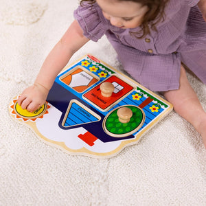 First Shapes Jumbo Knob Wooden Puzzle