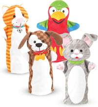 Load image into Gallery viewer, Playful Pets Hand Puppets (Set of 4)
