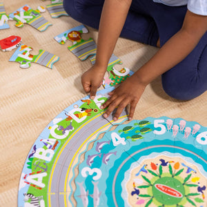 Round the Shore Tracks Cardboard Jigsaw Floor Puzzle