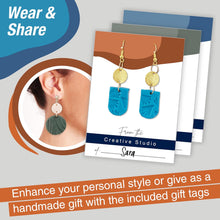 Load image into Gallery viewer, Texture Clay Earring Making Kit
