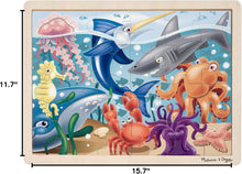 Load image into Gallery viewer, Under the Sea Ocean Animals Wooden Jigsaw Puzzle
