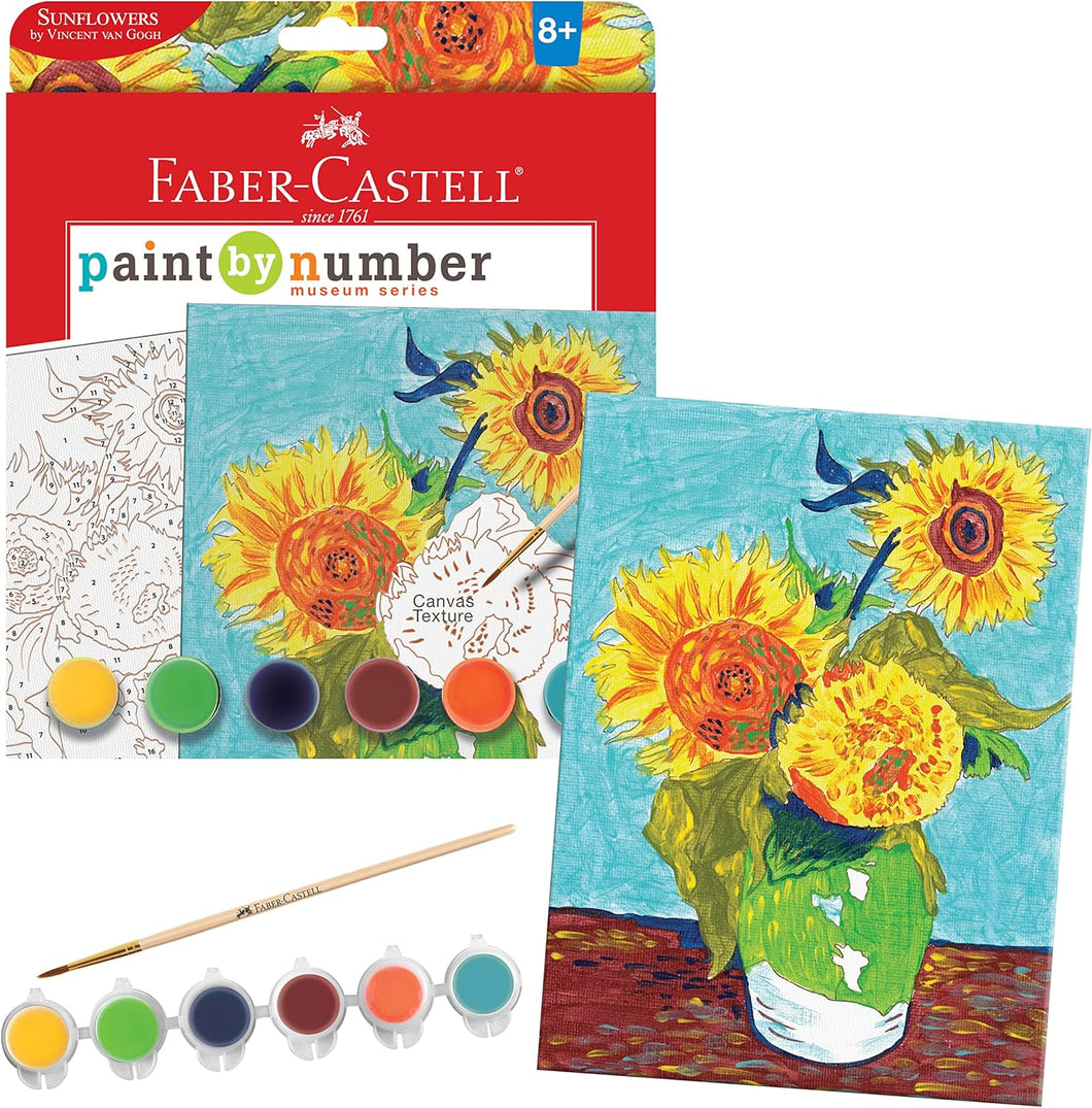 Paint by Number Museum Series - Paint Your Own Sunflowers by Vincent Van Gogh