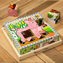 Load image into Gallery viewer, Farm Wooden Cube Puzzle
