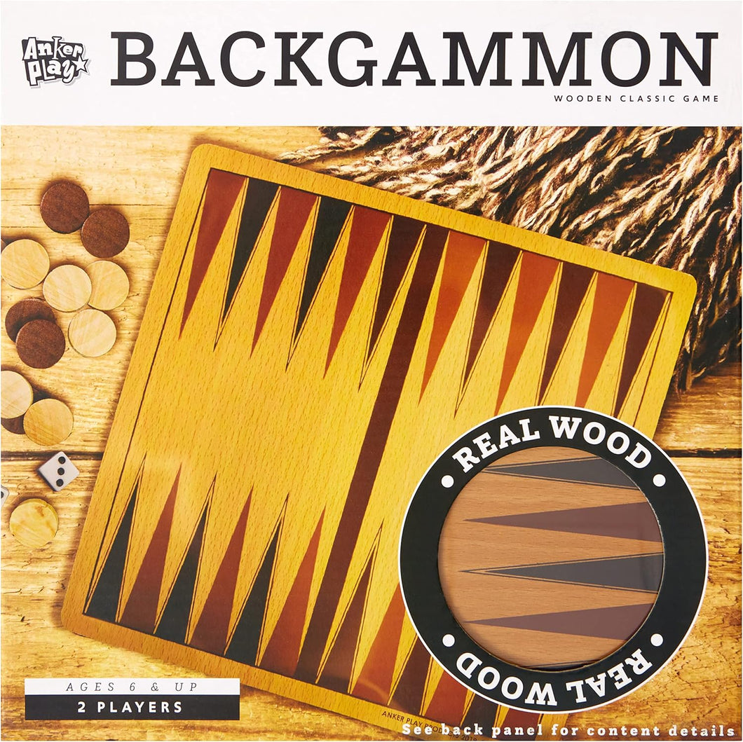 Backgammon Wooden Game