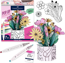 Load image into Gallery viewer, Pop Up Coloring Bouquet: Wildflower
