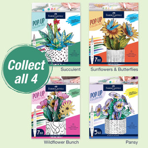 Pop Up Coloring Bouquet: Succulent