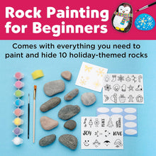 Load image into Gallery viewer, Holiday Hide Seek Rock Painting Kit
