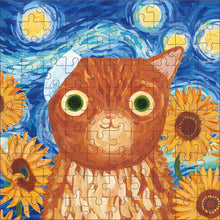 Load image into Gallery viewer, Vincat Van Gogh Artsy Cat Puzzle
