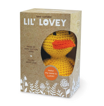 Load image into Gallery viewer, Lil' Lovey Hand-Crocheted Animal in Gift Box
