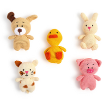 Load image into Gallery viewer, Lil' Lovey Hand-Crocheted Animal in Gift Box
