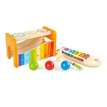 Load image into Gallery viewer, Hape Pound &amp; Tap Bench with Slide Out Xylophone
