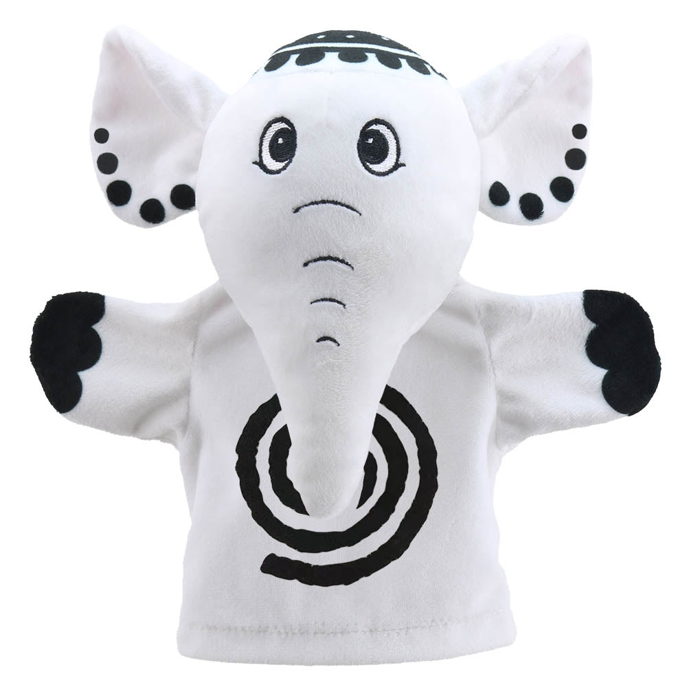 Elephant – My First Puppets Black and White