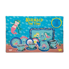 Load image into Gallery viewer, Mermaid Tin Tea Set
