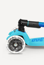 Load image into Gallery viewer, Micro Maxi Foldable LED Scooter (Bright Blue)
