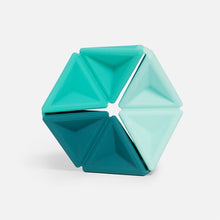 Load image into Gallery viewer, Pivot Silicone Flexagon (Teal)
