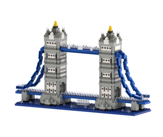 Large Gift Box Tower Bridge Brixies