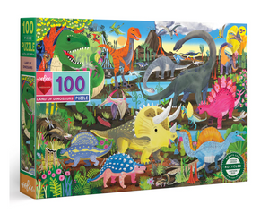 Land of Dinosaurs 100 Piece Puzzle