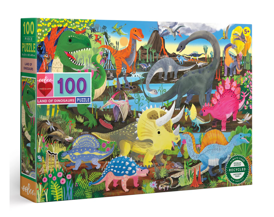 Land of Dinosaurs 100 Piece Puzzle
