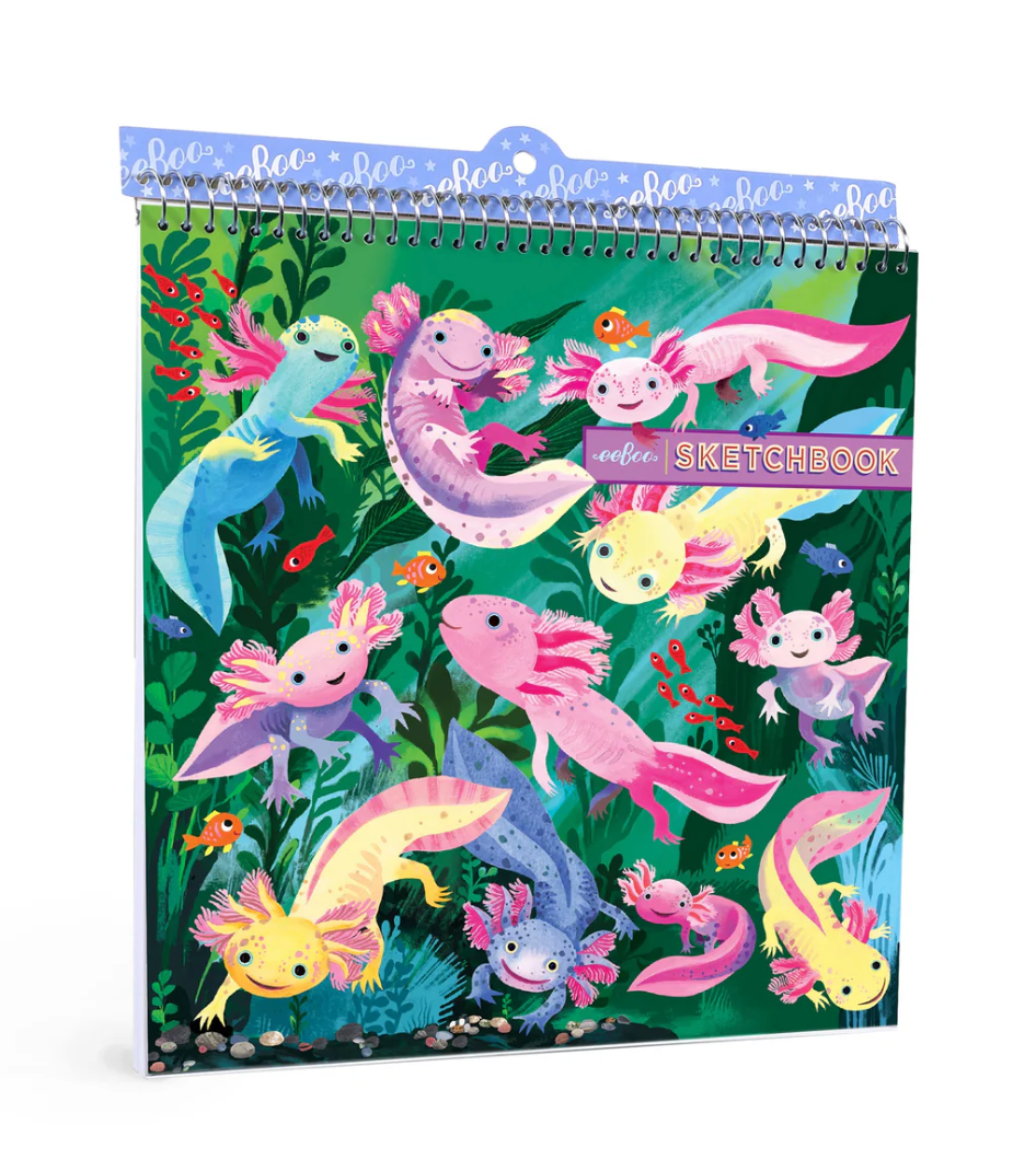 Axolotl Square Sketchbook