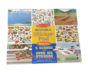 Reusable Sticker Pad Vehicles