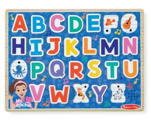 Ms. Rachel Wooden Phonics Alphabet Sound Puzzle - 24 Pieces