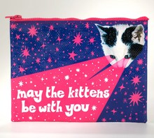 Load image into Gallery viewer, May The Kittens Be With You Zipper Pouch
