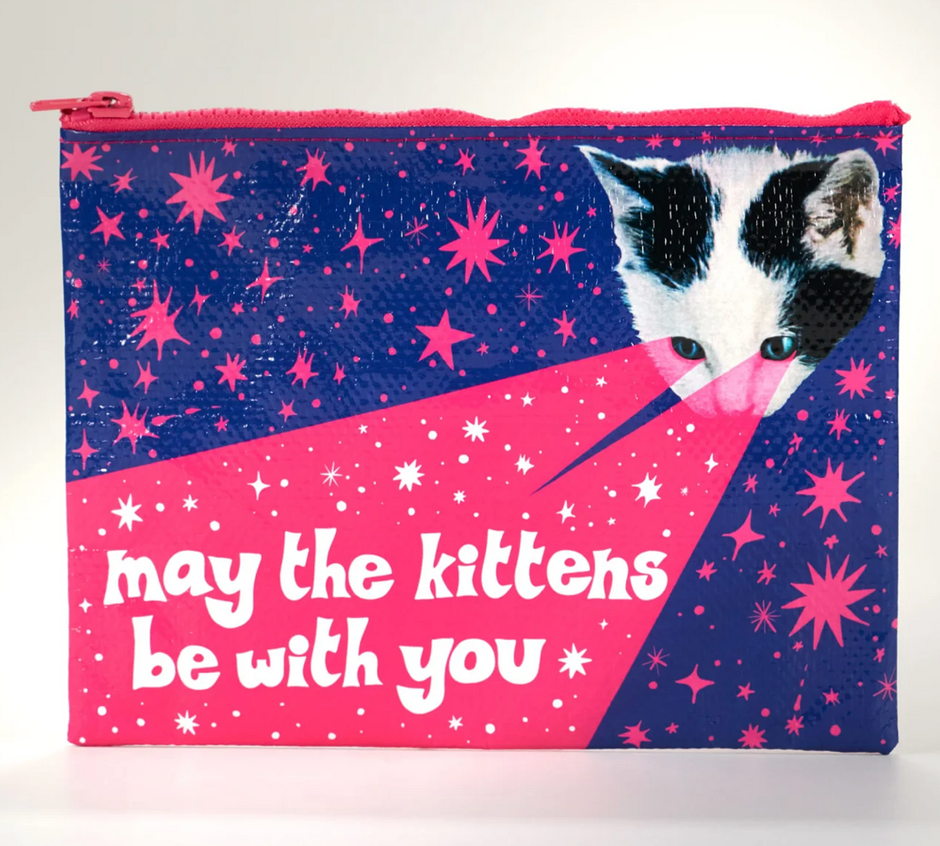 May The Kittens Be With You Zipper Pouch