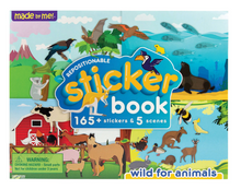 Load image into Gallery viewer, Made by Me! Helpful Hints Repositionable Animals Sticker Book
