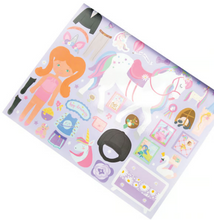 Load image into Gallery viewer, Made by Me! Helpful Hints Repositionable Princess Sticker Book
