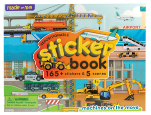 Made by Me! Helpful Hints Repositionable Transportation Sticker Book