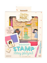 Load image into Gallery viewer, Story Magic Wooden Stamp Story Playset
