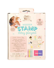 Load image into Gallery viewer, Story Magic Wooden Stamp Story Playset
