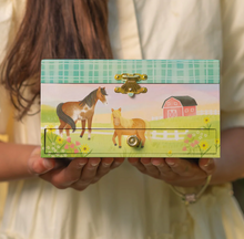 Load image into Gallery viewer, Home on the Range Horse Jewelry Box with Drawer
