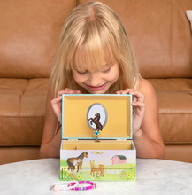 Load image into Gallery viewer, Home on the Range Horse Jewelry Box with Drawer

