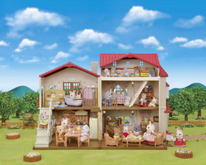 Calico Critters Red Roof Country Home Gift Set - Secret Attic Playroom