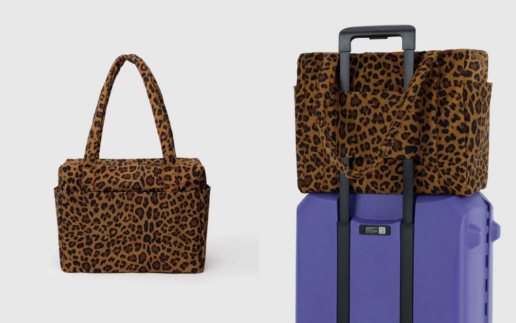Baggu Small Cloud Carry-On - Leopard