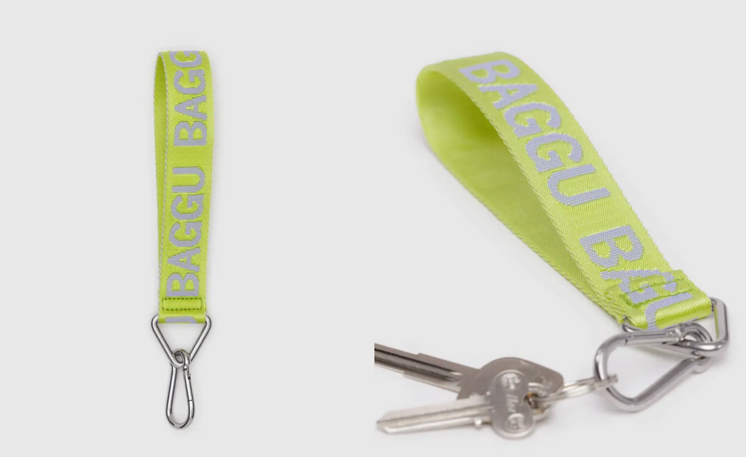 Baggu Logo Keychain - Citron
