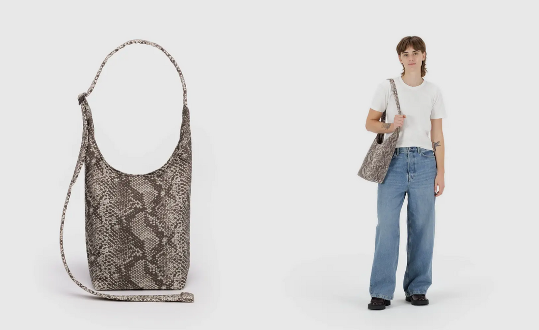 Baggu Small Nylon Sling - Snakeskin