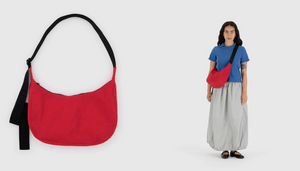 Baggu Medium Crescent Bag - Candy Apple
