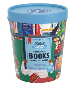 50 Must-Read Books Bucket List 1000-Piece Jigsaw Puzzle