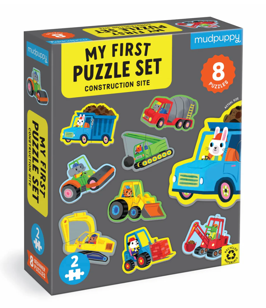 Construction Site 2 Piece My First Puzzles