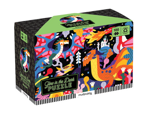 Dragons 100 Piece Glow in the Dark Puzzle