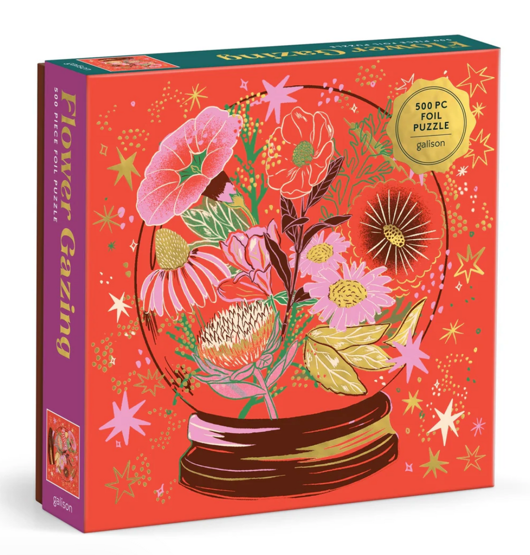 Flower Gazing 500 Piece Foil Puzzle