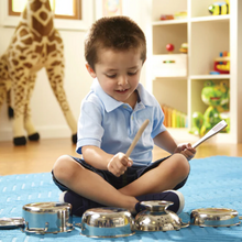 Load image into Gallery viewer, Stainless Steel Pots &amp; Pans Play Set

